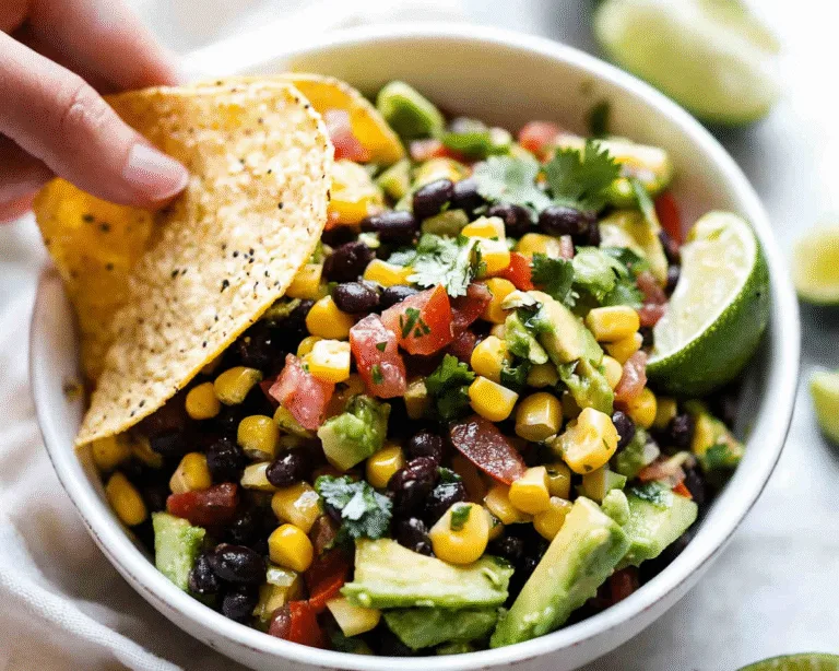 Avocado Corn and Black Bean Salsa