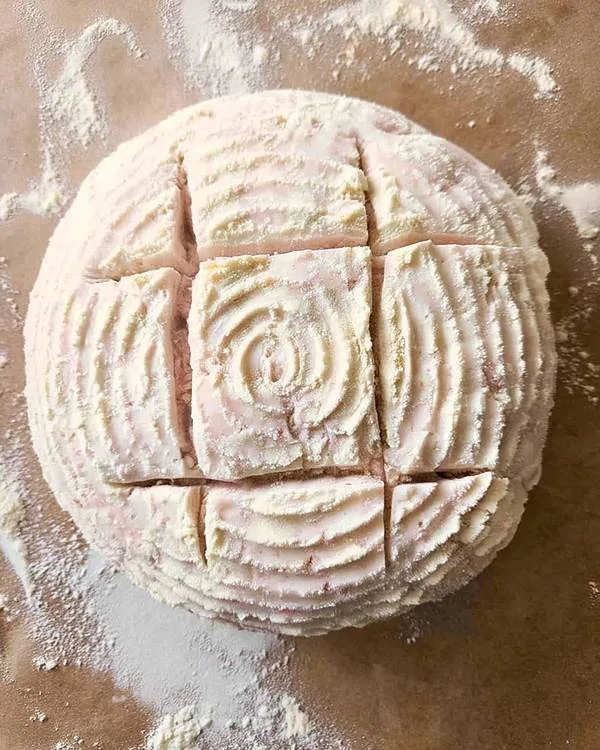 Brown rice and sesame sourdough bread