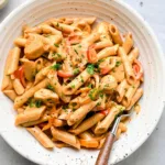 Cashew Cream Cajun Chicken Pasta