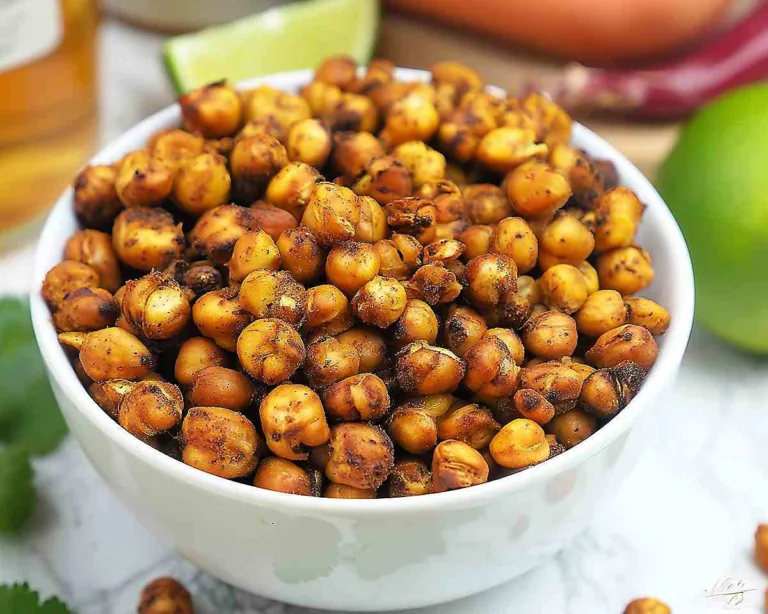 Chili-Lime Roasted Chickpeas