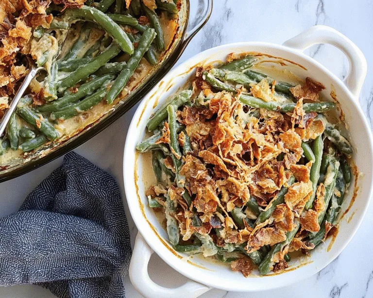 Dairy Free Green Bean Casserole