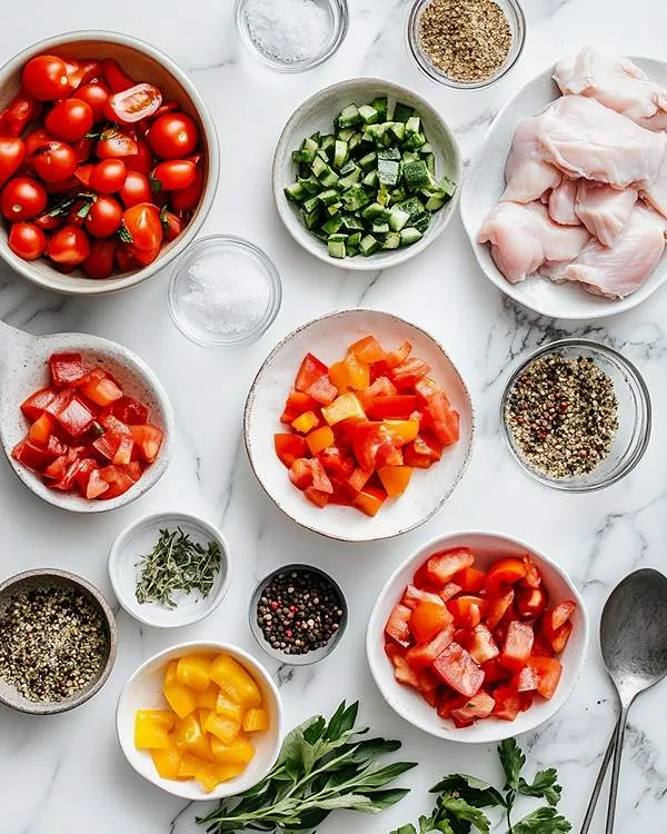 Easy Chicken Cacciatore