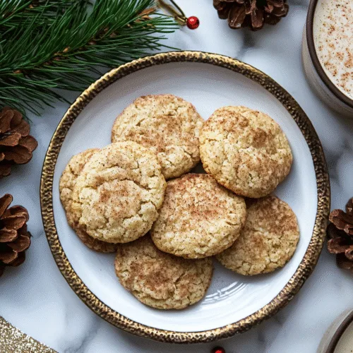 Gluten-Free Eggnog Snickerdoodles