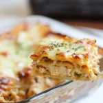 Gluten Free Garlic Chicken Lasagna