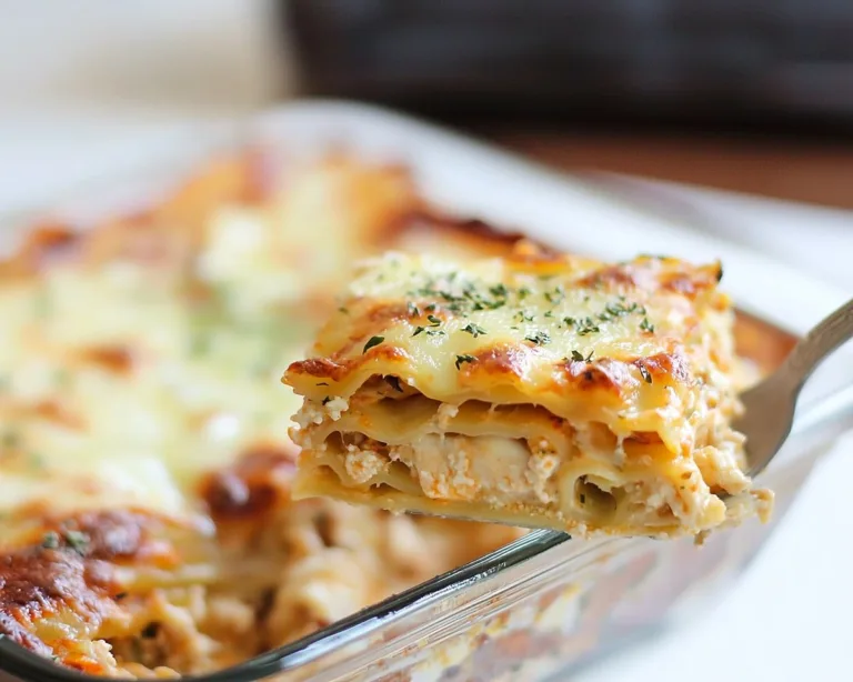 Gluten Free Garlic Chicken Lasagna