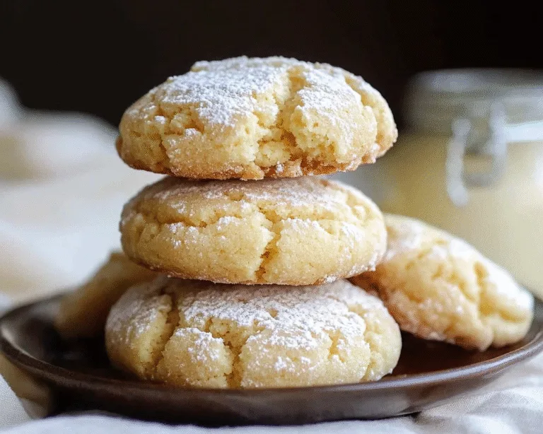 Gluten Free Gooey Butter Cookies