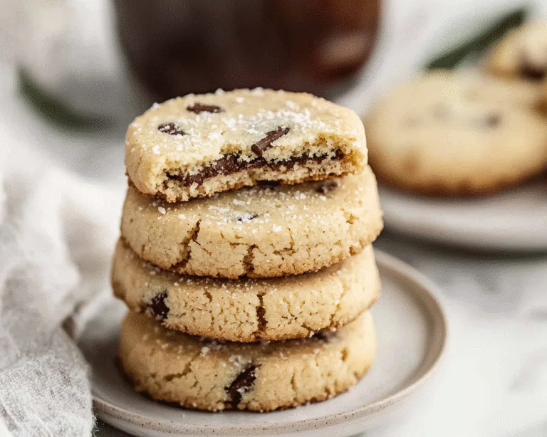Grain-Free Almond Flour Shortbread Cookies