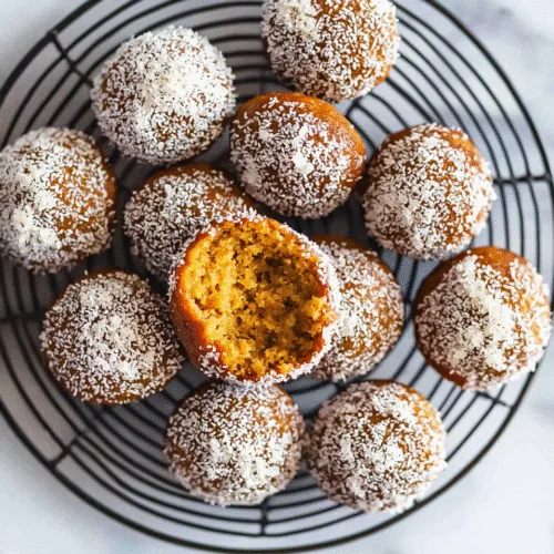 Healthy Pumpkin Donut Holes
