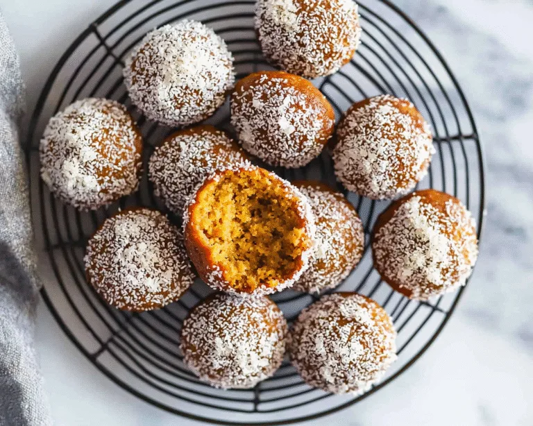 Healthy Pumpkin Donut Holes