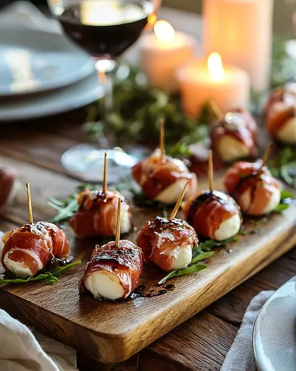 Prosciutto Wrapped Mozzarella Bites 5 Bocconcini Recipes Appetizers