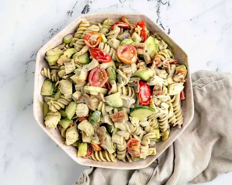 Chicken Bacon Ranch Pasta Salad