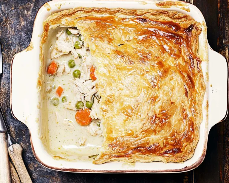 Dairy-Free Chicken Pot Pie Recipe with Curry Option