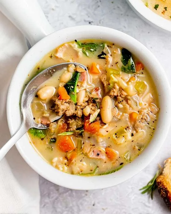 Italian White Bean Soup 5 Dairy Free Italian Wedding Soup