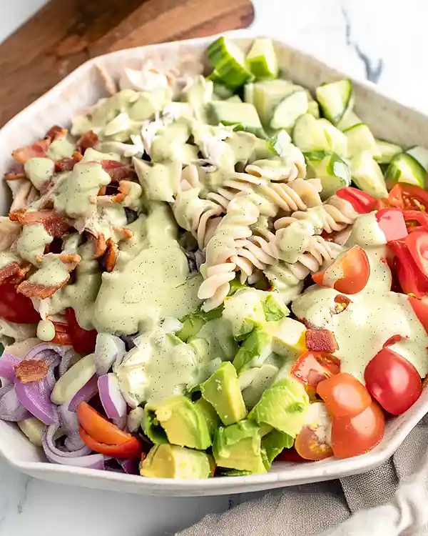 Chicken Bacon Ranch Pasta Salad 5 Easy Dairy Free Potluck Recipes