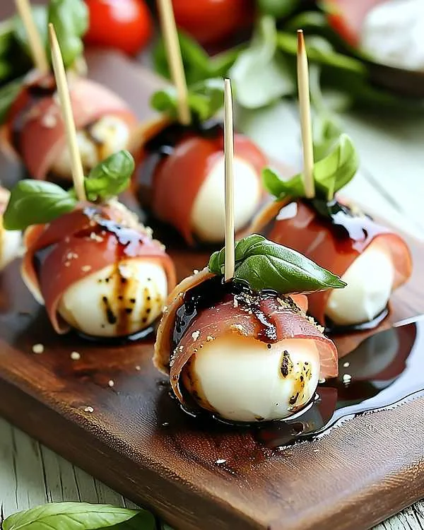 Prosciutto Wrapped Mozzarella Bites 4 Easy Elevated Appetizers