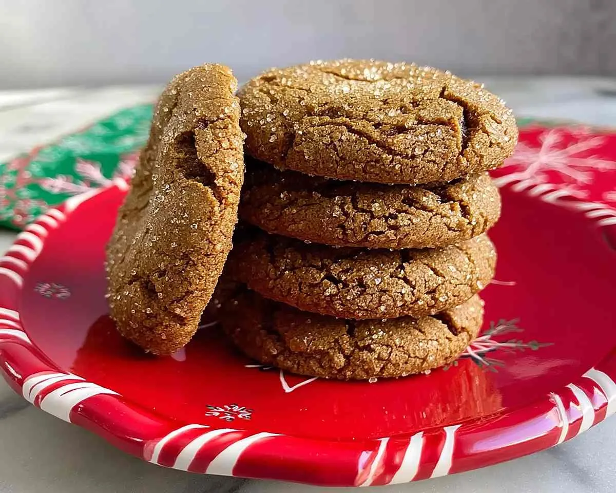 Gluten-Free Soft & Chewy Ginger Cookies