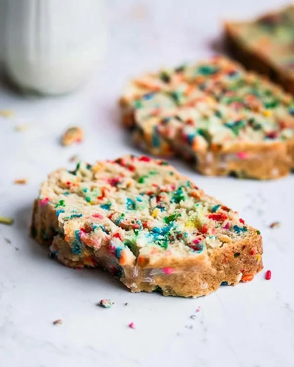 Gluten-Free Pound Cake with Sprinkles 4 Gluten Free Vegan Vanilla Cake