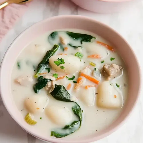 Gluten-Free gnocchi chicken soup