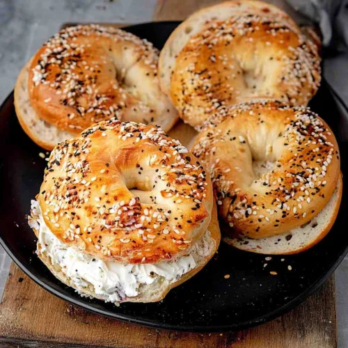 High-Protein Cottage Cheese Bagels