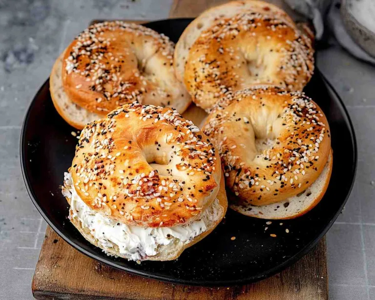 High-Protein Cottage Cheese Bagels