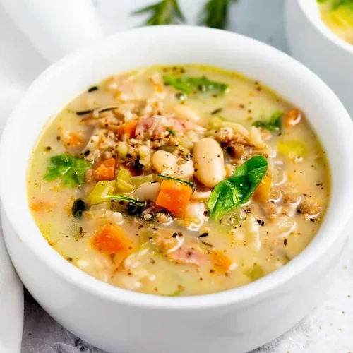 Italian White Bean Soup 2 Italian White Bean Soup Dairy-Free and Gluten-Free