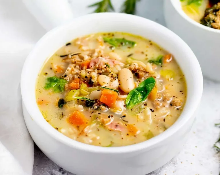 Italian White Bean Soup Dairy-Free and Gluten-Free