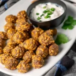 Keto Sausage Balls with Almond Flour