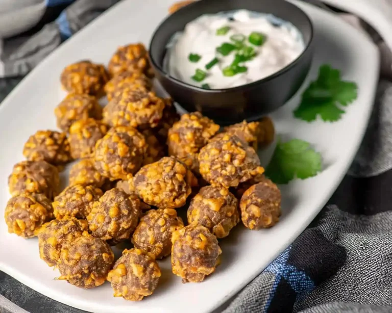 Keto Sausage Balls with Almond Flour