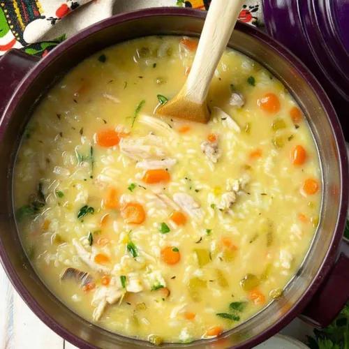 Parmesan Chicken and Rice Soup