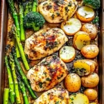 Sheet Pan Garlic Butter Chicken and Veggies