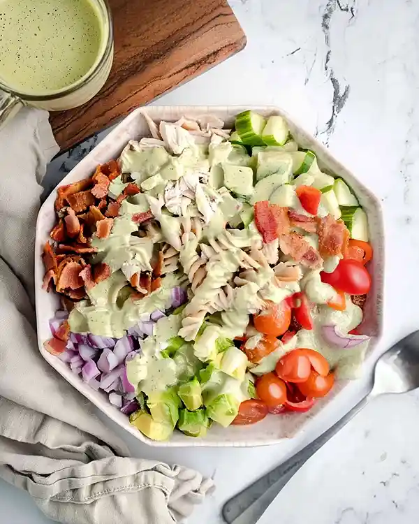 Chicken Bacon Ranch Pasta Salad 4 Side Dishes Pasta Salad