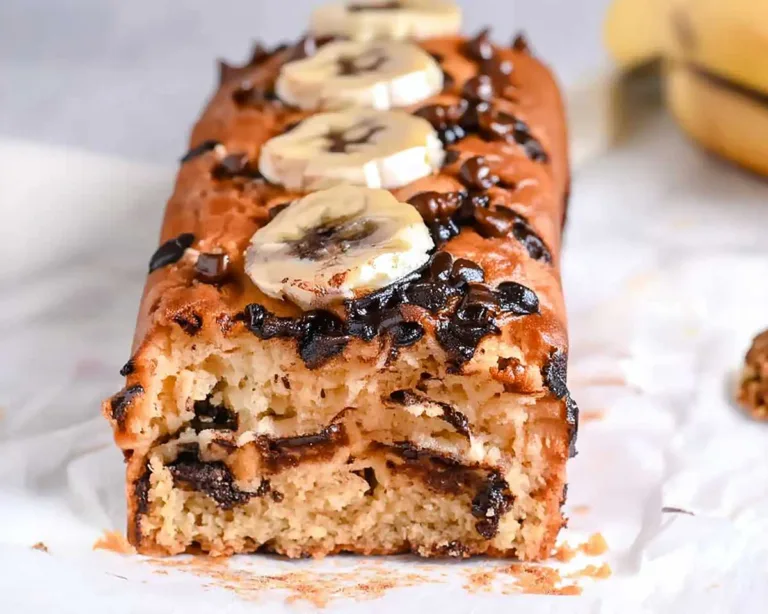 high-protein greek yogurt banana bread