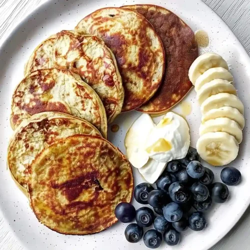 3-Ingredient Protein Powder Pancakes