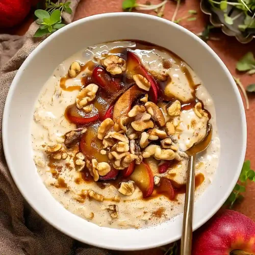 Apple Cinnamon Oatmeal Porridge