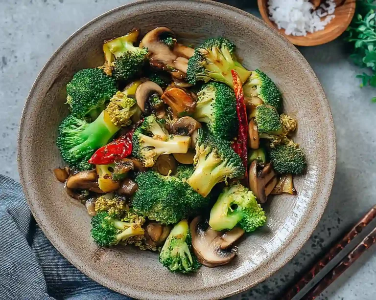Broccoli and Mushroom Stir Fry