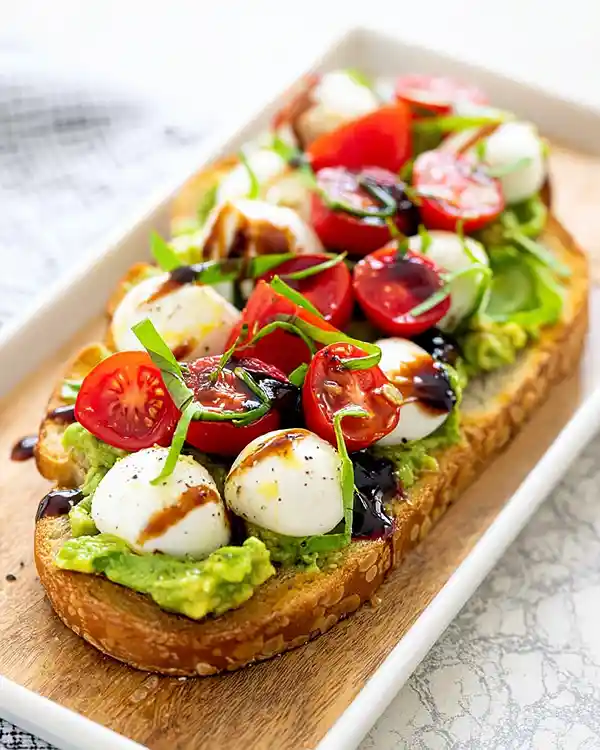 Caprese Avocado Toast