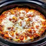 Crock Pot Baked Ziti