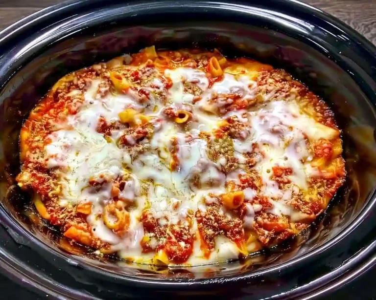 Crock Pot Baked Ziti