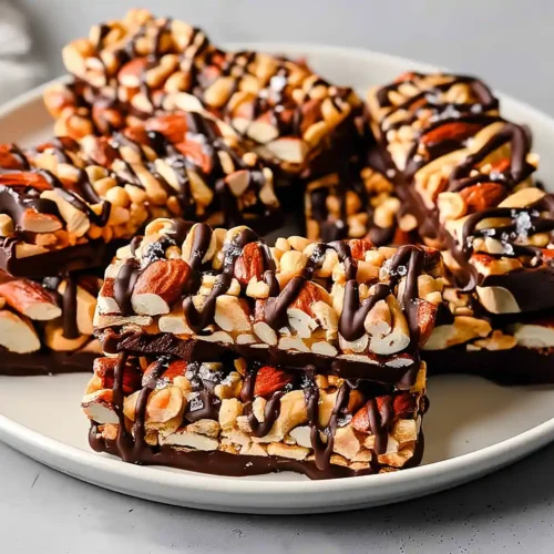 Dark Chocolate Sea Salt Nut Bars
