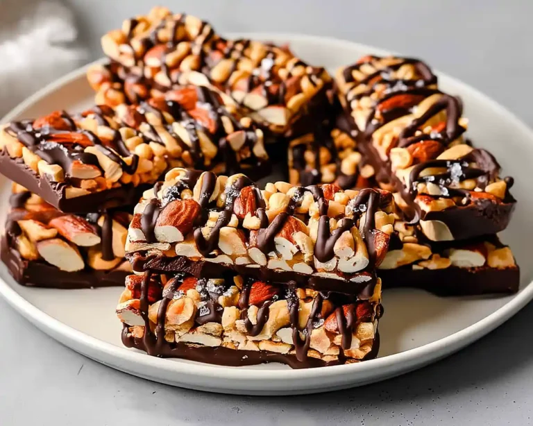 Dark Chocolate Sea Salt Nut Bars