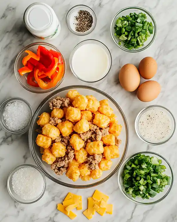 Gluten Dairy Free Tator Tot Casserole