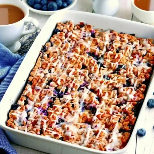 Gluten-Free Blueberry French Toast Casserole