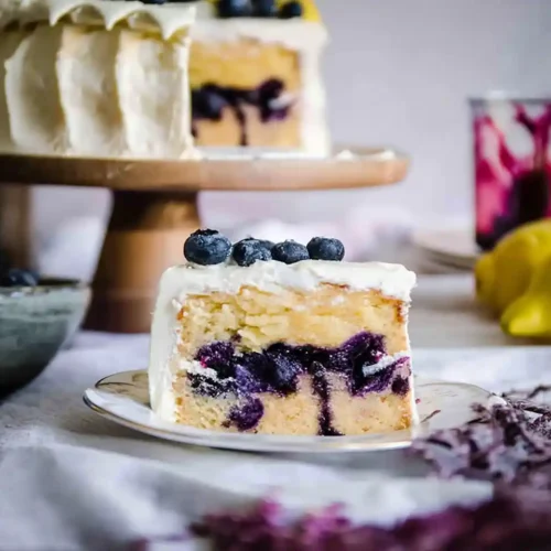Gluten-Free Lemon Blueberry Cake