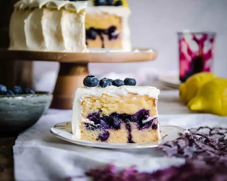 Gluten-Free Lemon Blueberry Cake