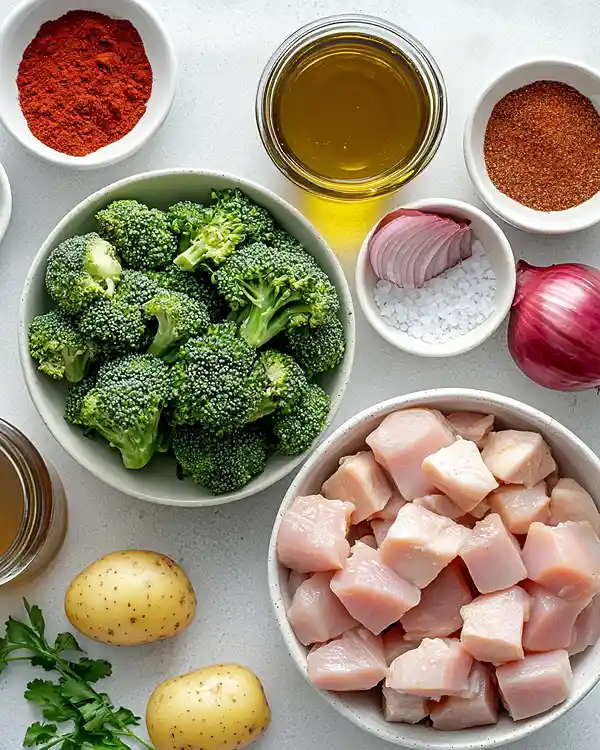 Skinny Chicken and Roasted Potato Bowl 3 Healthy Diet Dinner Recipes