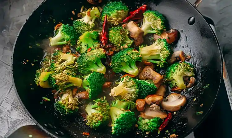 How To Cook Broccoli And Mushrooms