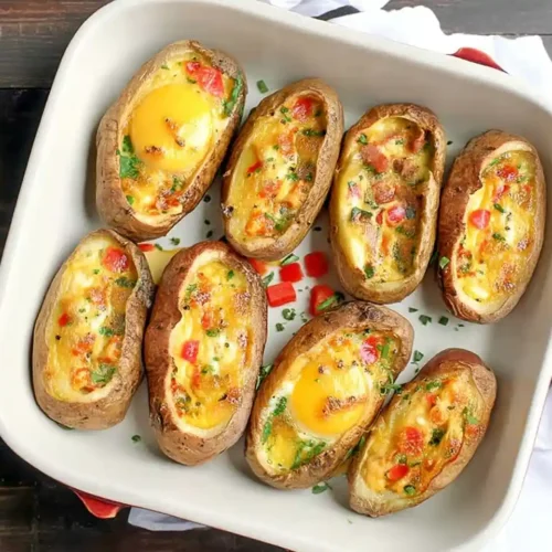 Paleo Whole30 Egg Potato Boats
