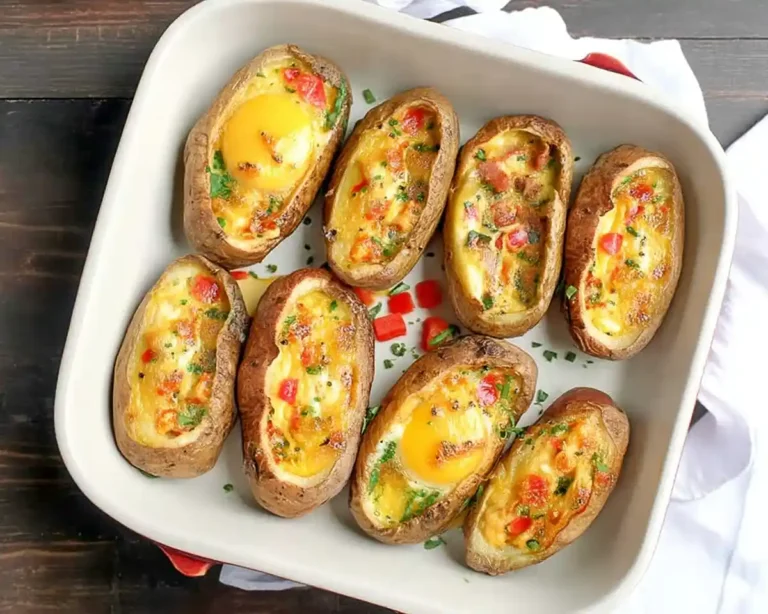 Paleo Whole30 Egg Potato Boats
