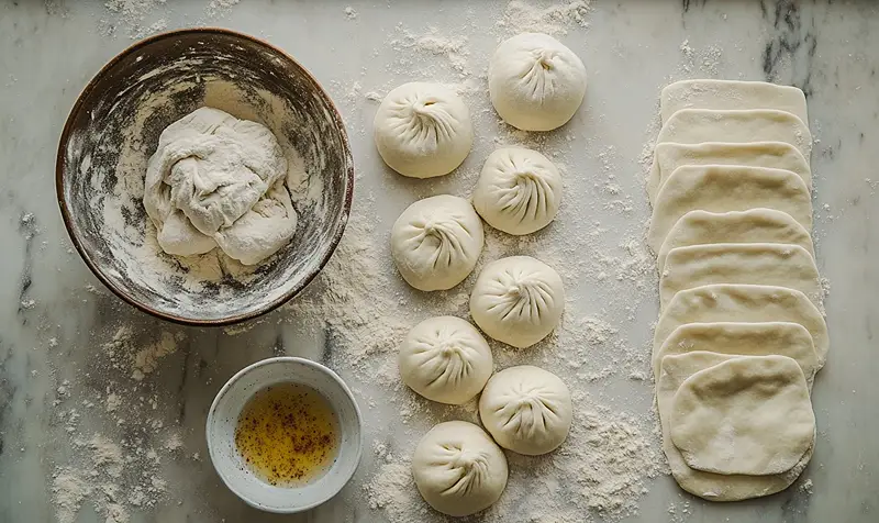 Rice Dumplings Wrapped In Bamboo Leaves