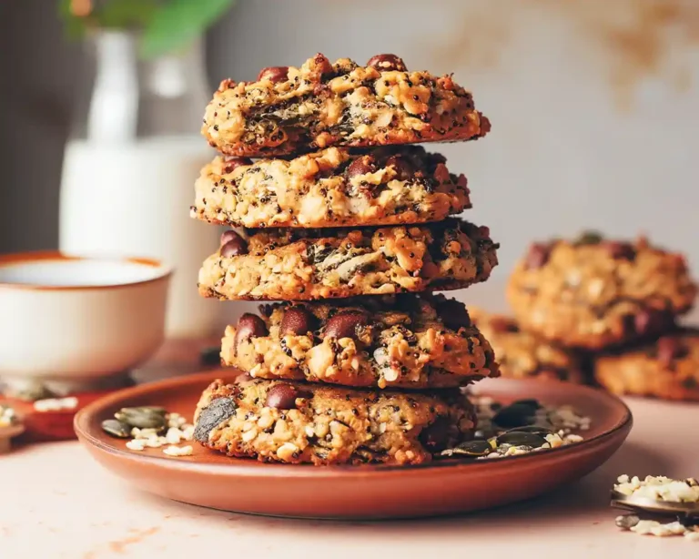 Seedy Quinoa Breakfast Cookies